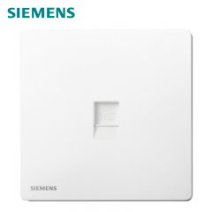 西门子（SIEMENS） 5UH31613NC08 荟绎一位电话插座网络面板辰光白