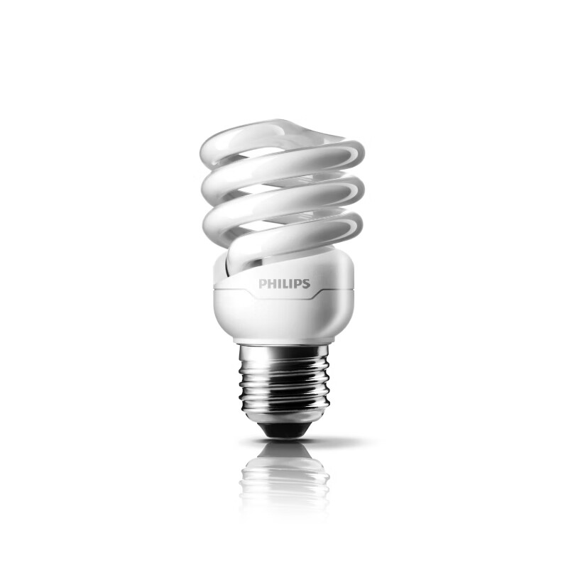 飞利浦（PHILIPS） 传统螺旋型Tornado节能灯 23W E27 冷光6500K 12个/箱 1箱 929689848619 适用于房产物业，家用