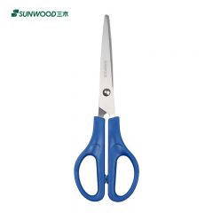 三木（SUNWOOD） P74 168mm办公剪刀 蓝色 效率王系列家用生活剪子美工剪手工剪