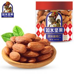 如水 坚果干货异域风味特产每日坚果办公休闲零食 扁桃仁180g 罐