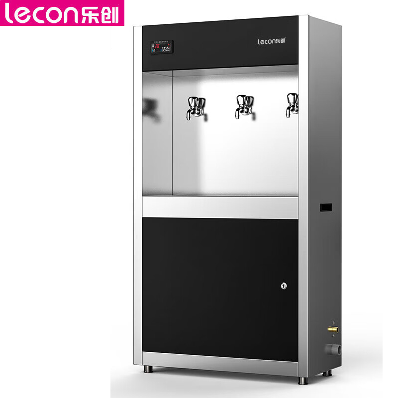 乐创 (lecon) LC-J-WY3H商用饮水机 27L不锈钢开水器 三级过滤饮水机 一开两温