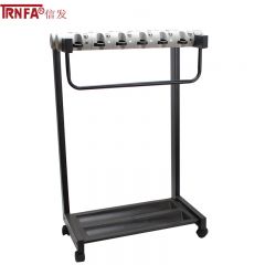 信发（TRNFA）12头雨伞架/ 收纳架/雨伞锁 酒店大堂银行创 意家用烤漆带锁防丢