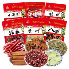 川珍 烧卤香料组合6袋装300g 香辛料八角花椒桂皮干辣椒小茴香叶炖卤肉