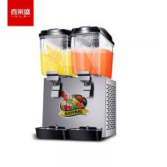 喜莱盛（XLS） 商用饮料机冷热喷淋式双缸 餐厅酒店大容量冷饮机果汁机DN325