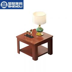 圣黎 沙发茶几组合接待办公家具皮沙发方茶几(60*60*45cm)