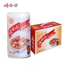 娃哈哈 桂圆莲子八宝粥360g*12罐 五谷营养早餐清甜不腻方便速食粥整箱装