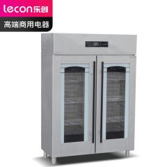 乐创（lecon） 商用消毒柜 酒店餐厅立式玻璃热风循环消毒碗柜 双门智能电脑款 LC-J-XZB720