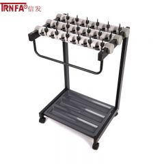 信发（TRNFA）18头雨伞架/ 收纳架/雨伞锁 酒店大堂创意家用烤漆带锁防丢