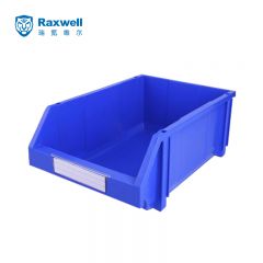 瑞氪维尔（Raxwell）  组立背挂零件盒斜口塑料物料盒 外尺寸规格：450×300×177 蓝色 RHSS3013