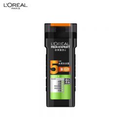 欧莱雅（L'OREAL）男士去屑洗发露(炭爽去油) 400ml（新老包装随机发货）