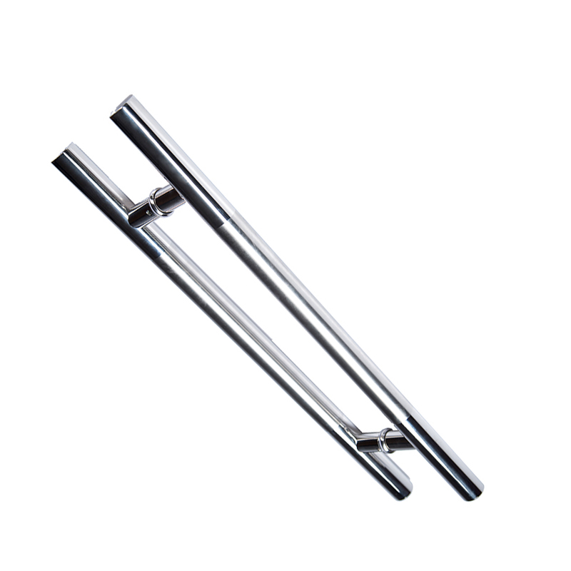 Demann 德曼不锈钢玻璃门木门大门拉手 总长600mm孔距400mm直径32mm