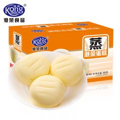 港荣 奶香味营养早餐饼干蛋糕面包办公室糕点礼盒休闲零食 鸡蛋味 蒸蛋糕900g