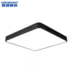 爱迪普森（IDEAPOST）QF-MX260 led吸顶灯 简约现代灯具 办公室工作室灯饰灯具 正方形黑色 30cm/18W无极调光