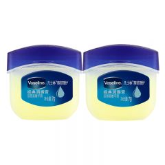 凡士林(Vaseline) 经典修护保湿润唇膏套装(7g+7g)持久滋润易吸收不厚重