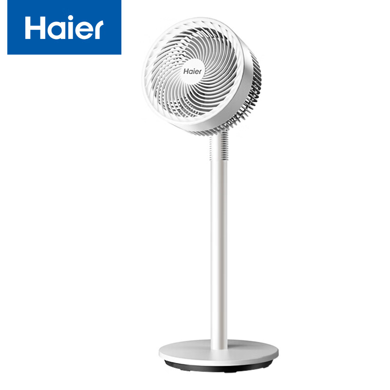 海尔（haier） 家用空气循环扇大风量电扇节能落地扇卧室大风力风扇台立两用摇头远距轻音台扇 HFX-J2312A