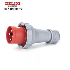 德力西电气 工业插头 工业用插头 DEP2-0442 IP67 125A 4芯 415V DHADEP20442R