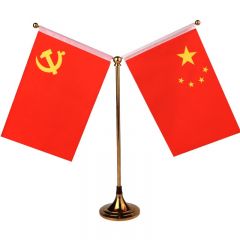 优必利 （YORBA）党旗国旗摆件 8322