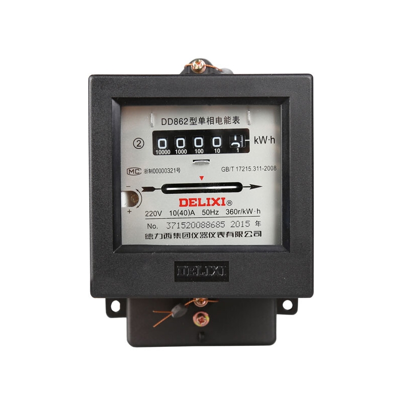德力西电气（DELIXI ELECTRIC） 单相电能表DD862 220V 1.5（6）A