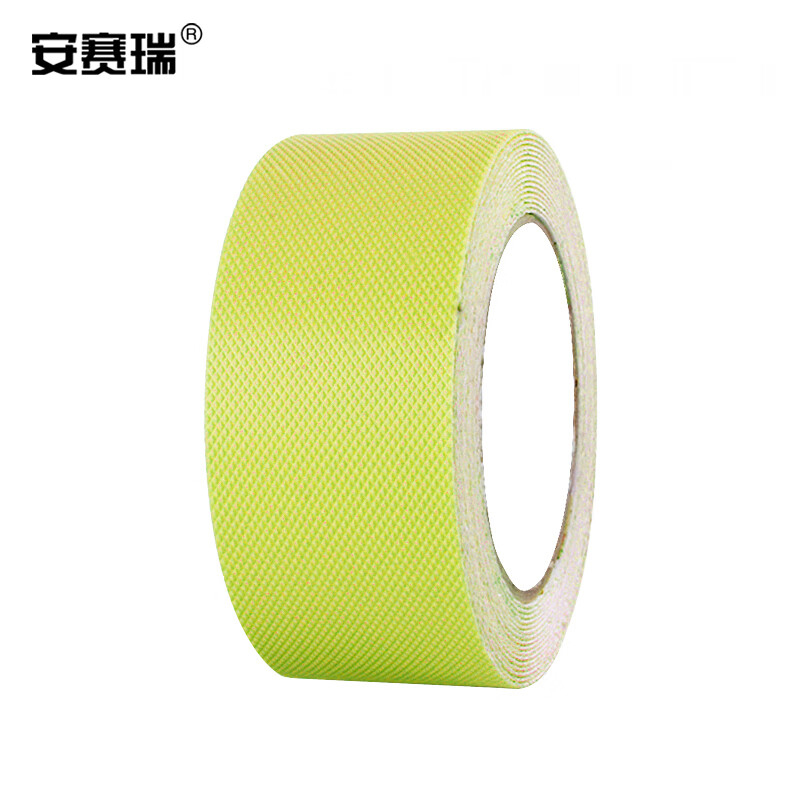 安赛瑞（SAFEWARE） 防滑胶带 PEVA防滑条楼梯地贴 室内钻石纹自粘贴条 50mmx10m 绿色