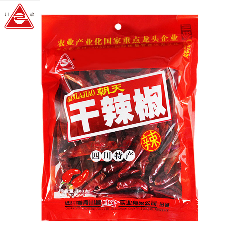 川珍 香辛料红辣椒干货四川火锅调料底料香辛料 干辣椒100g