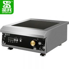 圣托（Shentop） 平面商用电磁炉 5kW食堂饭店多功能煲汤炉 5000W大功率不锈钢电炒炉 STB-CP50