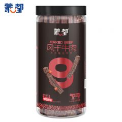 蒙都 内蒙古特产休闲零食肉干肉脯九成干香辣味 风干牛肉干200g