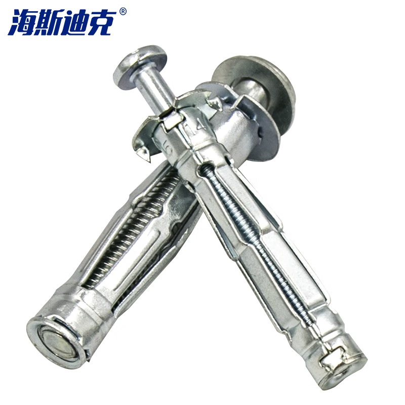 海斯迪克 HKqy-20 空心砖专用膨胀螺丝 中空壁虎飞机膨胀螺栓 6*80 10个/包