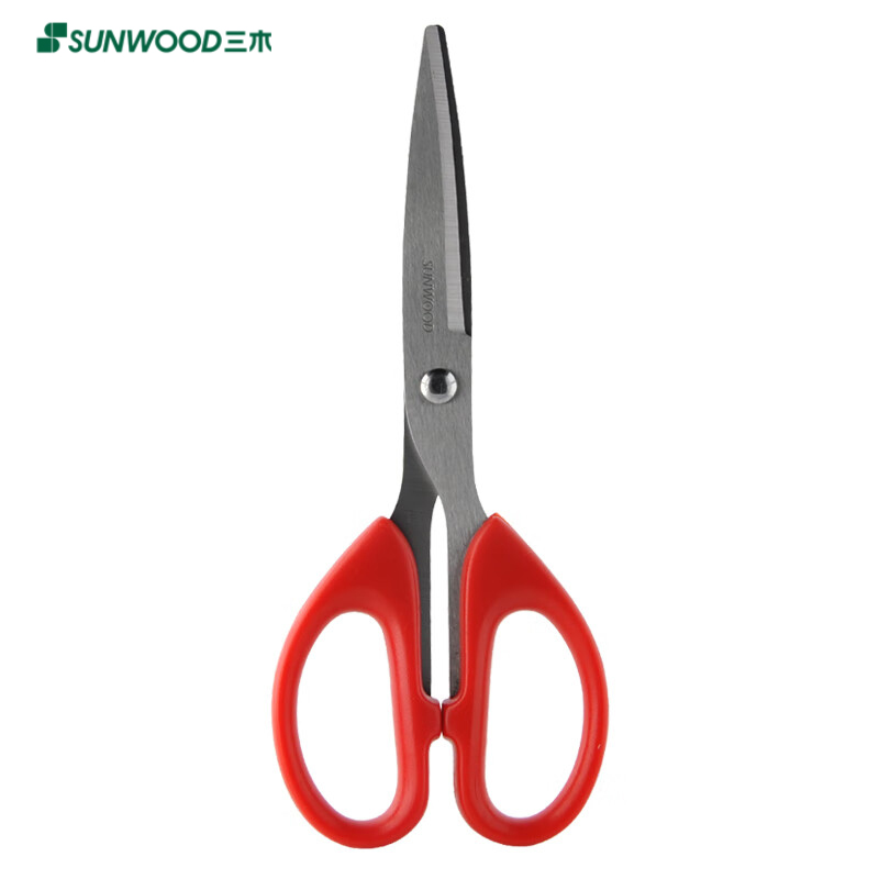 三木（SUNWOOD） P72 160mm不锈钢剪刀 红色 办公家用生活家用裁缝剪剪子美工剪手工剪