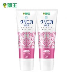 狮王（Lion）LION狮王齿力佳高活酵素美白牙膏 2支装 酵素美白百花薄荷130g*2支