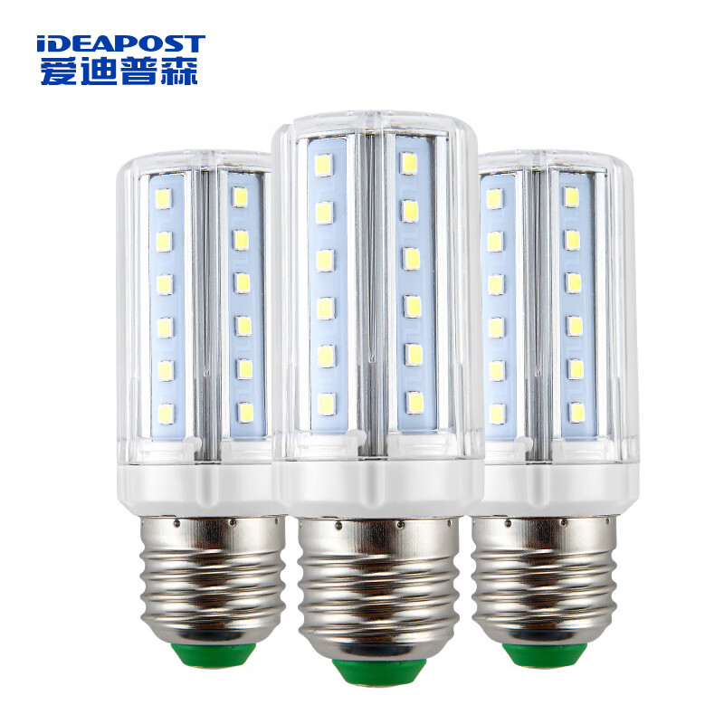 爱迪普森（IDEAPOST） SLYM220-7W-3000K-E27 led灯泡玉米吊灯泡大小螺口E27节能灯泡