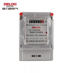 德力西电气（DELIXI ELECTRIC） 电表  高精度电能表 单相电子式交流火表DDS606M240M4出租房电表220V 2级 10(40)A