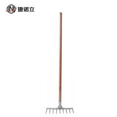 捷诺立（JNL）N52006 多齿钉耙 园林耙 多功能钢扒子 9齿耙单头+1.2米柄