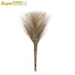 舒蔻(Supercloud)  老式手工编织扫帚 竹枝连体 2.5斤 橙色 把