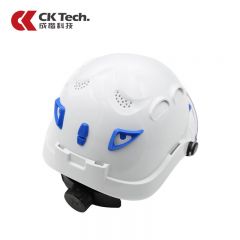 成楷科技（CK-Tech） 护目镜安全帽 CKT-AY1 护目镜安全帽 防砸抗冲击透气安全头盔 白色1顶