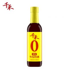千禾 糯米酿造增鲜提味烹饪炒菜调味料0添加料酒3年年份料酒500ml