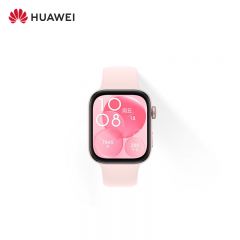 华为（HUAWEI）WATCH FIT 3 智能手表 轻薄大屏运动减脂星云粉氟橡胶表带