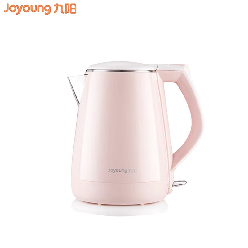 九阳（Joyoung） F626 电热水壶烧水壶304不锈钢内胆家用全自动1.5L升双层防烫电水壶开水煲粉色 1.5L