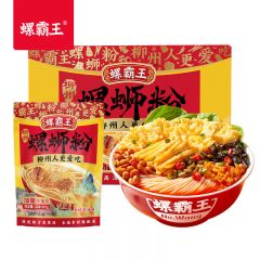 螺霸王 柳州螺蛳粉 香螺浓汤（280g+20g）*6袋 柳州特产速食米粉送礼伴手礼盒装