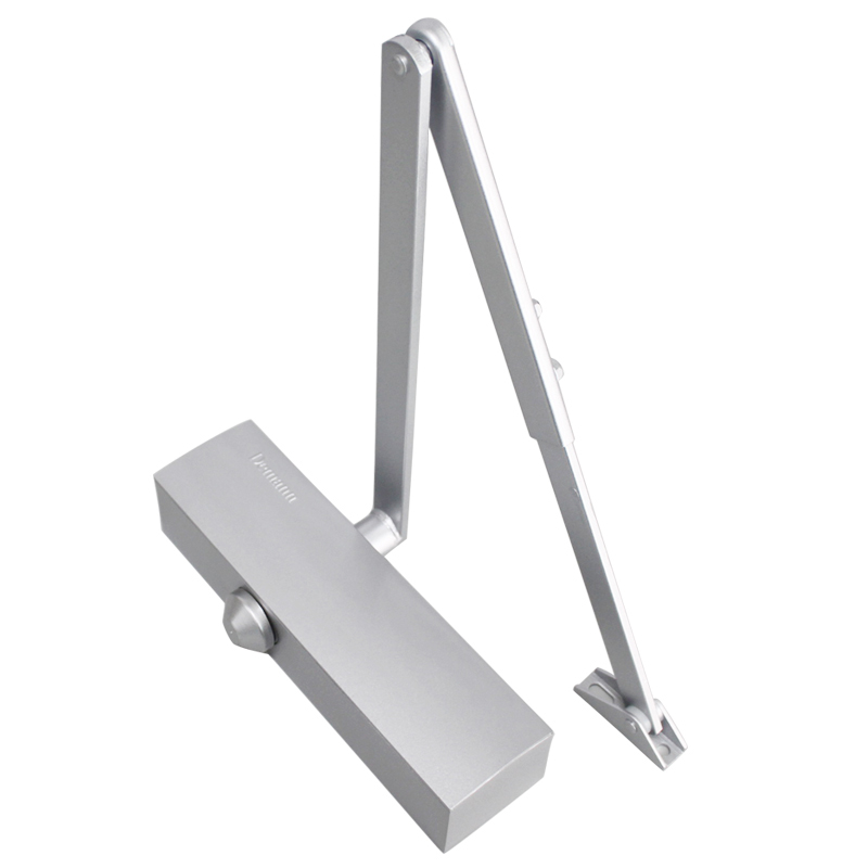 Demann 20重型防冻自动液压式缓冲自动闭门器/关门器1.25米门宽130公斤门重 银色