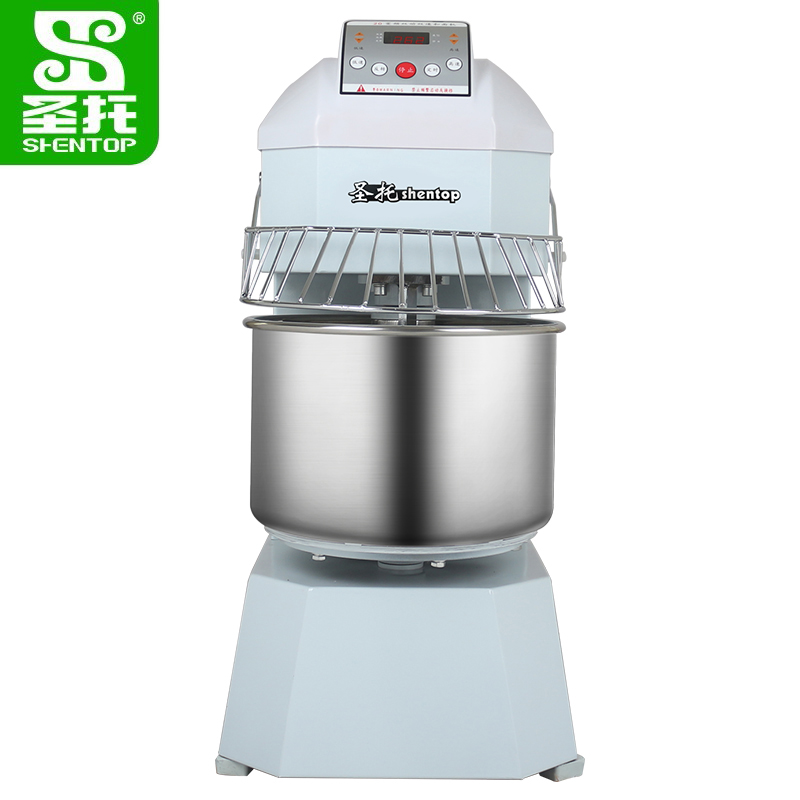 圣托（Shentop） 和面机商用25公斤 面包自动活面机 50升工厂用揉面机 大型食品搅拌机 STJ-P50