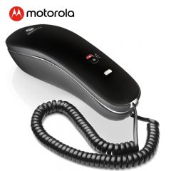摩托罗拉（Motorola）CT50C 商务电话机小挂机办公家用可壁挂可桌面电话机黑色
