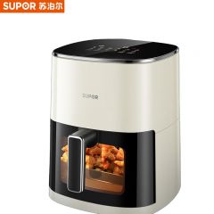 苏泊尔（SUPOR） 空气炸锅家用6L大容量 可视 不用翻面 蒸汽嫩炸 大功率 液晶触控智能多功能电炸锅 KD60D79