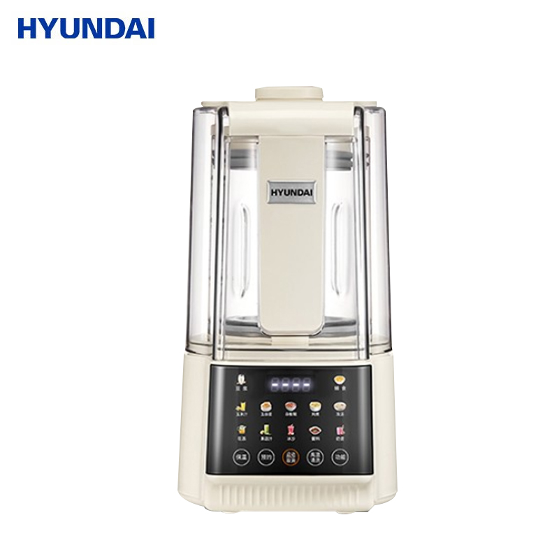 HYUNDAI  多功能预约冷热营养料理榨汁机豆浆绞肉机辅食破壁机QC-LL2602  白色