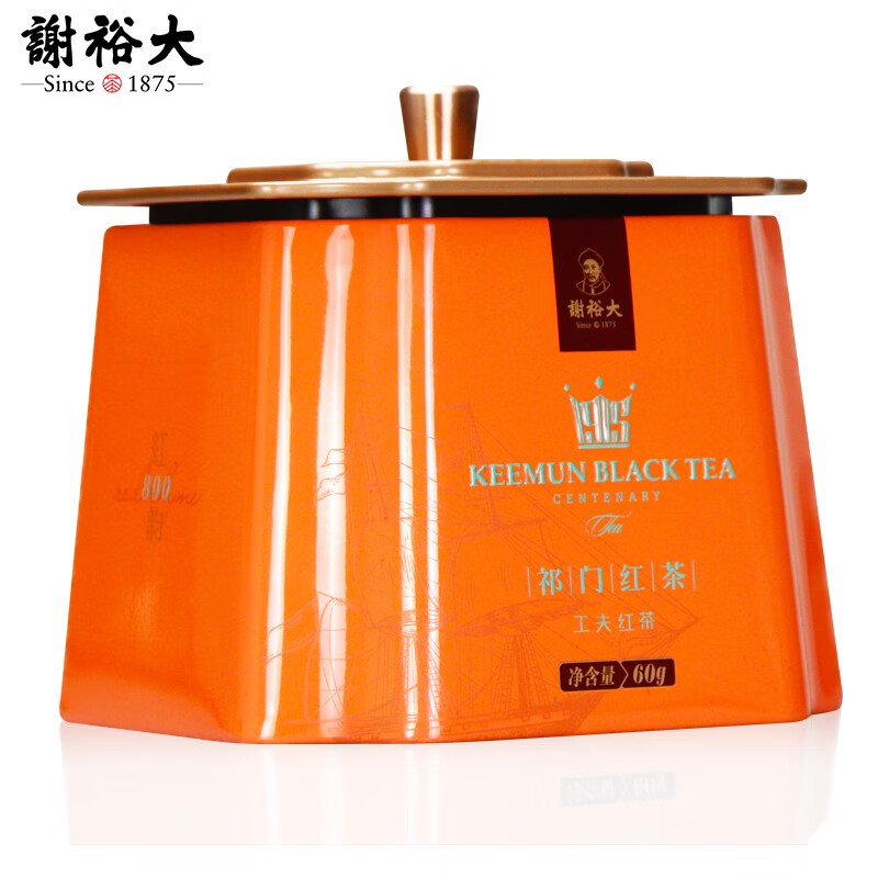 谢裕大 金冠红茶60g红韵800听装茶叶自饮办公送礼下午茶