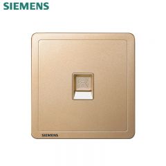西门子（SIEMENS） 5UH14613NC03 单电话插座一位电话插座 电话线插口 致典系列 日曜金