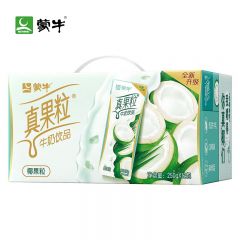 蒙牛（MENGNIU） 真果粒椰果果粒牛奶饮品250mL*12 Q弹果粒 营养奶家庭早餐学生健康奶饮品