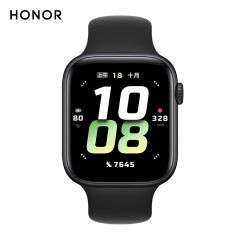 荣耀（HONOR）手表5 北极星定位系统一键体检10天eSIM超长续航 曜石黑 智能手表