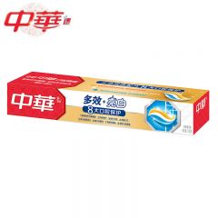 中华多  效亮白牙膏130g清新薄荷味 多效修护 健齿护龈 清新口气