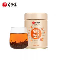 艺福堂 茶叶红茶 金骏眉 特级EFU15+ 桐木关武夷山原产 工夫红茶60g 罐