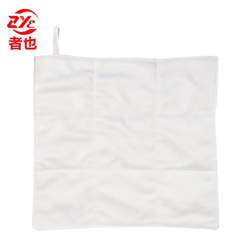 者也（ZYE）无尘清洁抹布 1个 极光白超细纤维面料强力吸水不掉毛易清洗 精密设备车间实验室 30*30cm